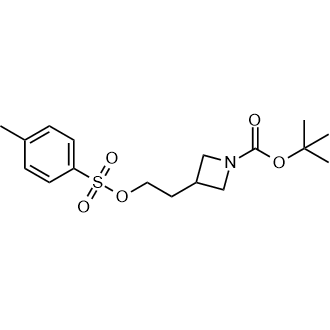 3-(2-(甲苯氧基)乙基)氮杂环丁烷-1-羧酸叔丁酯结构式