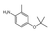 2-methyl-4-[(2-methylpropan-2-yl)oxy]aniline结构式