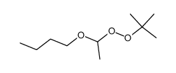 1-n-butoxy-1-(tert-butylperoxy)ethane结构式
