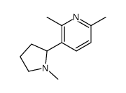 2,6-dimethyl-3-(1-methylpyrrolidin-2-yl)pyridine Structure