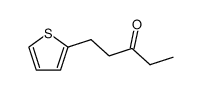 1-thiophen-2-yl-pentan-3-one结构式