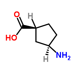 (1S,3R)-3-氨基环戊羧酸结构式