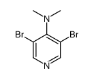 3,5-dibromo-N,N-dimethylpyridin-4-amine structure
