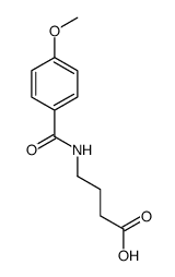 4-[(4-甲氧基苯甲酰基)氨基]丁酸结构式