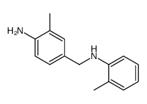 2-methyl-4-[(2-methylanilino)methyl]aniline结构式