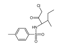 N-[(3R,4R)-1-chloro-4-methyl-2-oxohexan-3-yl]-4-methylbenzenesulfonamide Structure