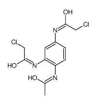 2',4'-Bis(2-chloroacetylamino)acetanilide结构式
