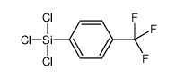 trichloro-[4-(trifluoromethyl)phenyl]silane Structure
