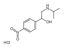 1-(4-nitrophenyl)-2-(propan-2-ylamino)ethanol,hydrochloride结构式
