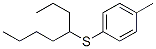 1-Methyl-4-[(1-propylpentyl)thio]benzene结构式