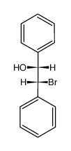 threo-2-bromo-1,2-diphenylethanol Structure