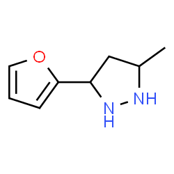 Pyrazolidine,3-(2-furanyl)-5-methyl- Structure