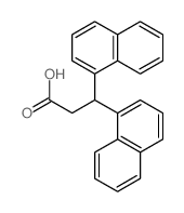 3,3-dinaphthalen-1-ylpropanoic acid Structure