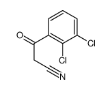 2,3-Dichlorobenzoylacetonitrile Structure