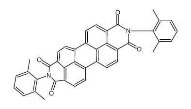 N,N`-双(2,6-二甲苯基)芘-3,4,9,10-四羧酸二酰亚胺结构式