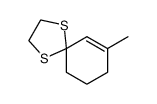 7-methyl-1,4-dithiaspiro[4.5]dec-6-ene Structure