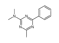 N,N,4-trimethyl-6-phenyl-1,3,5-triazin-2-amine结构式