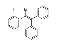 1-(1-bromo-2,2-diphenylethenyl)-2-fluorobenzene Structure