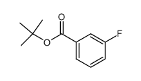 tert-butyl 3-fluorobenzoate结构式