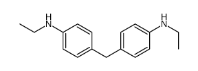N-ethyl-4-[[4-(ethylamino)phenyl]methyl]aniline结构式