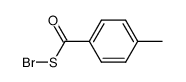 4-methylbenzoylsulfenyl bromide结构式