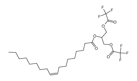 2-O-oleoyl-1,3-bis-O-(trifluoroacetyl)glycerol结构式
