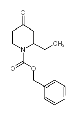 1-CBZ-2-乙基-4-哌啶酮结构式