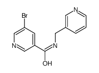 5-溴-n-(3-吡啶甲基)-3-吡啶羧酰胺结构式