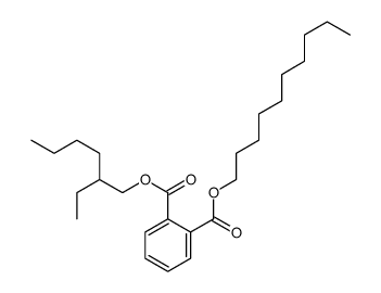 decyl 2-ethylhexyl phthalate结构式