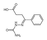 4-phenyl-4-semicarbazono-butyric acid Structure