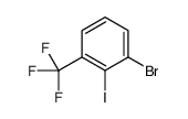 1-bromo-2-iodo-3-(trifluoromethyl)benzene结构式