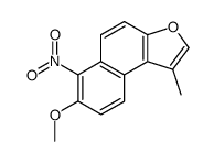 methoxy-7 methyl-1 nitro-6 naphto(2,1-b)furanne Structure