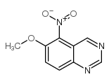 6-甲氧基-5-硝基喹唑啉结构式