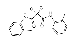 dichloro-malonic acid di-o-toluidide Structure