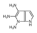 吡咯并[2,3-b]吡咯-1,2,3(6H)-三胺结构式
