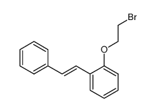 2-(2-bromoethoxy)-trans-stilbene Structure