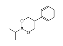 5-phenyl-2-propan-2-yl-1,3,2-dioxaborinane结构式