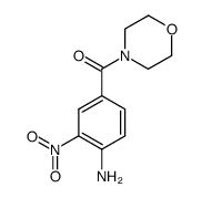4-amino-3-nitrobenzoic acid morpholide结构式