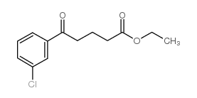 ETHYL 5-(3-CHLOROPHENYL)-5-OXOVALERATE结构式