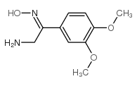 2-氨基-1-(3,4-二甲氧基苯基)-乙酮肟结构式