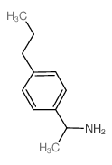 1-(4-丙基苯基)乙胺结构式