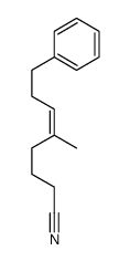 5-methyl-8-phenyloct-5-enenitrile Structure