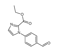 ethyl 1-(4-formylphenyl)imidazole-2-carboxylate结构式