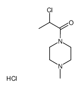 1-methyl-4-(2-chloropropionyl)piperazine hydrochloride结构式