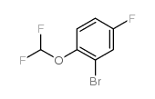 2-bromo-1-(difluoromethoxy)-4-fluorobenzene Structure