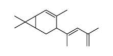 4-(1,3-dimethyl-1,3-butadienyl)-3,7,7-trimethylbicyclo[4.1.0]hept-2-ene Structure