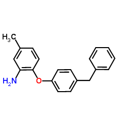 2-(4-Benzylphenoxy)-5-methylaniline Structure