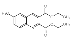 diethyl 6-methylquinoline-2,3-dicarboxylate Structure
