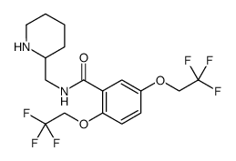 Benzamide, N-(2-piperidinylmethyl)-2,5-bis(2,2,2-trifluoroethoxy)结构式