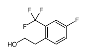 2-[4-Fluoro-2-(trifluoromethyl)phenyl]ethanol Structure